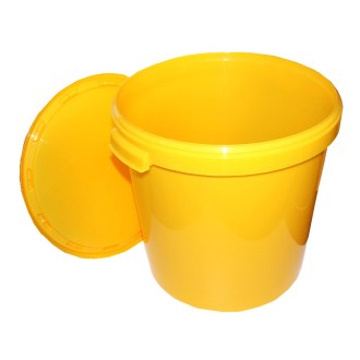 Nádoba na med - žlutý plast - 40kg